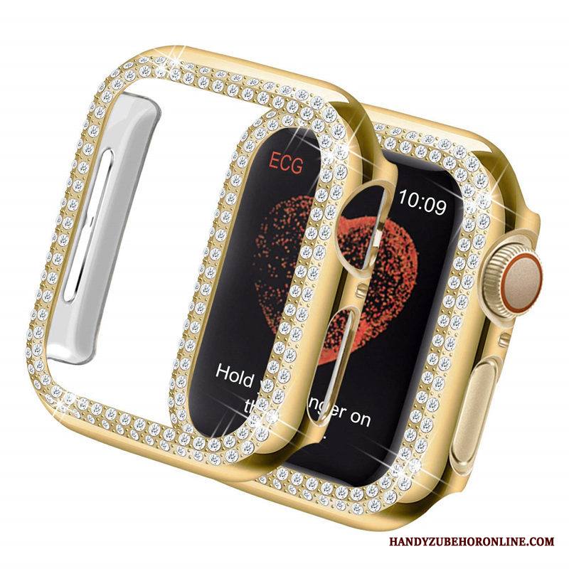 Apple Watch Series 1 Pinnoitus Kevyt Kulta Trendi Kuori Kova Rhinestone Inlay