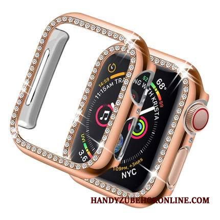 Apple Watch Series 1 Rhinestone Inlay Hopea Pinnoitus Kehys Suojaus Kuori Lisävarusteet