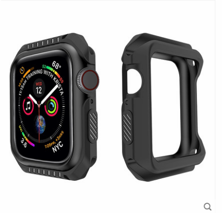 Apple Watch Series 1 Suojaus Murtumaton Kuori Sininen Silikoni Kehys