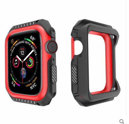 Apple Watch Series 1 Suojaus Murtumaton Kuori Sininen Silikoni Kehys