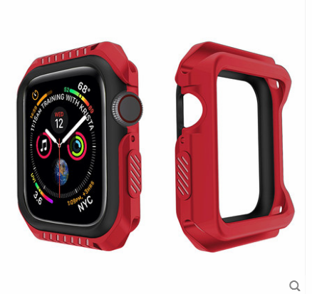 Apple Watch Series 1 Suojaus Murtumaton Kuori Sininen Silikoni Kehys