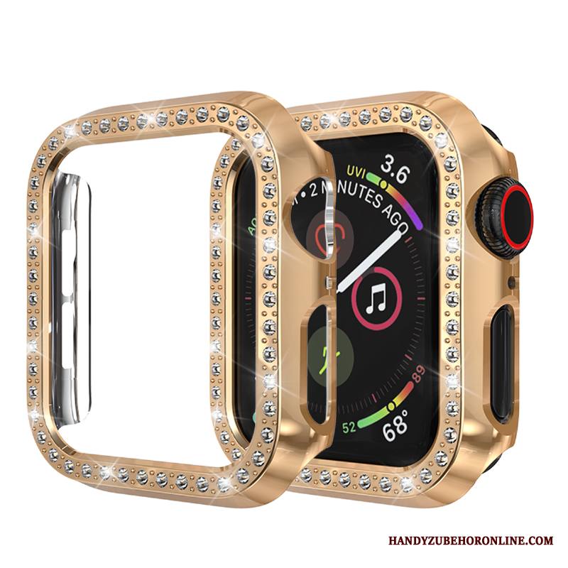 Apple Watch Series 2 Kuori Suojaus Kotelo Kulta Rhinestone Inlay Murtumaton