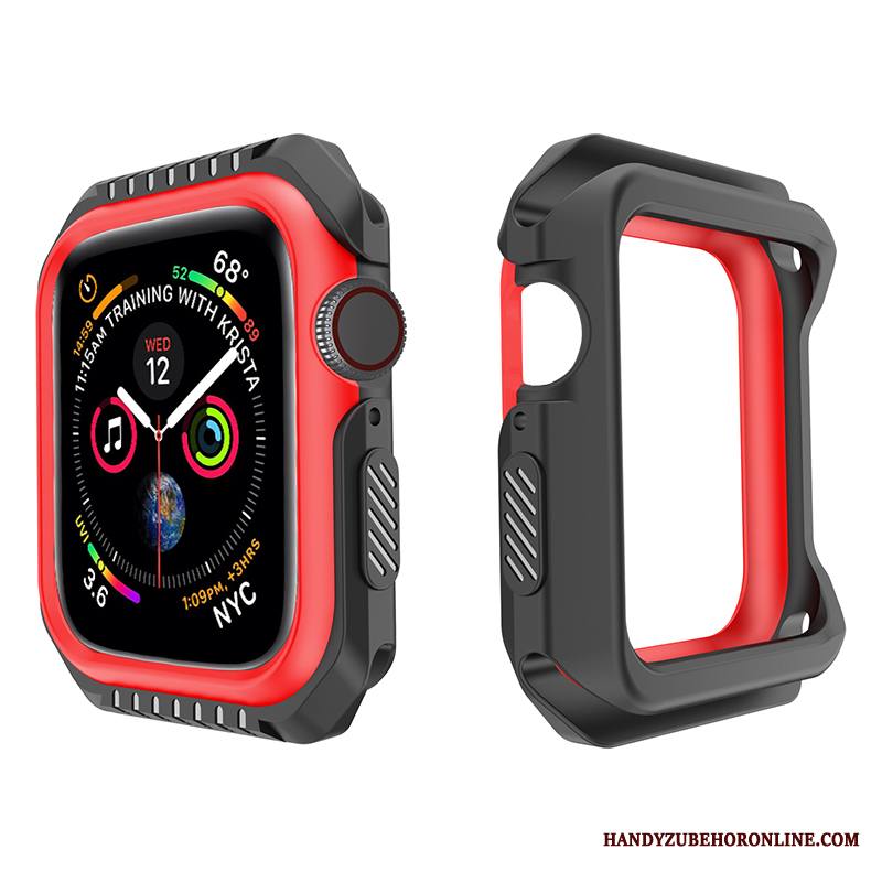 Apple Watch Series 4 Kehys Urheilu Lisävarusteet Suojaus Kotelo Kuori Punainen