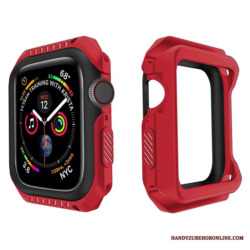 Apple Watch Series 4 Kehys Urheilu Lisävarusteet Suojaus Kotelo Kuori Punainen