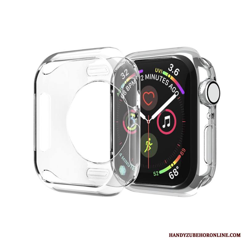 Apple Watch Series 4 Ohut Kuori Kotelo Kulta Suojaus Silikoni Kehys