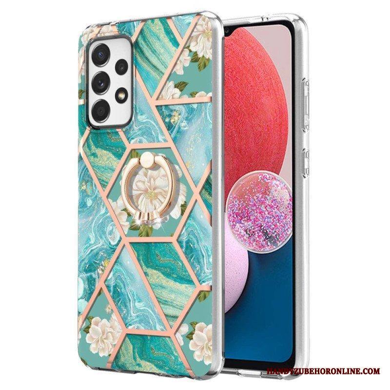 Case Samsung Galaxy A13 Sormus-kiinnike Kukat