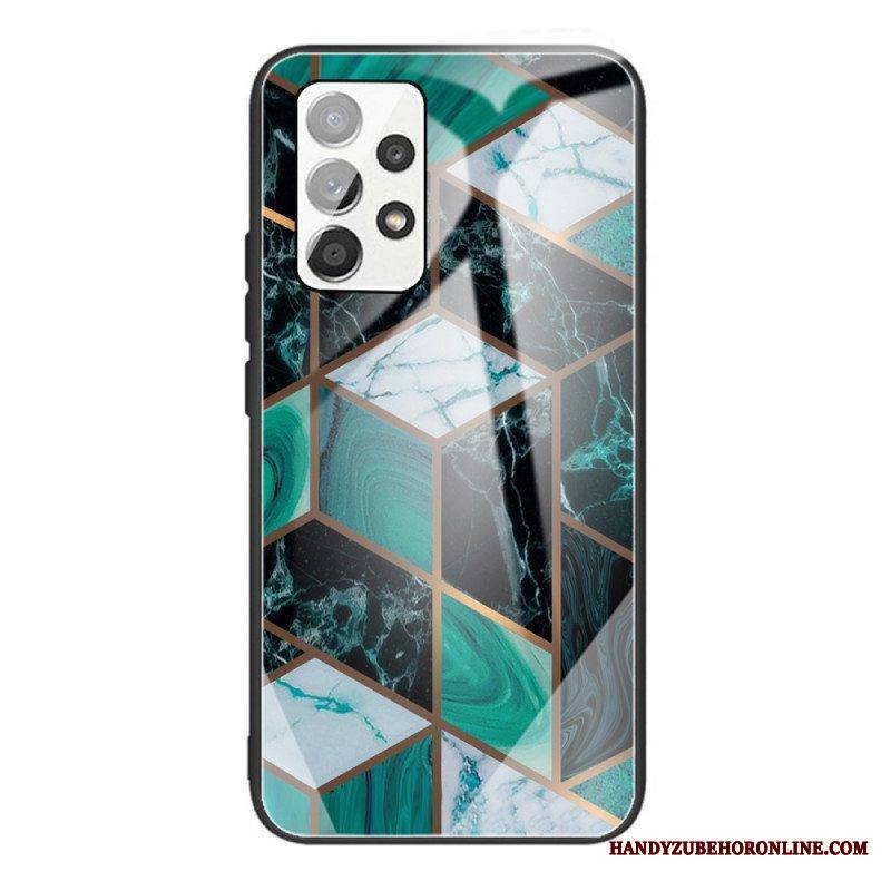 Case Samsung Galaxy A53 5G Geometria Marmori Karkaistu Lasi