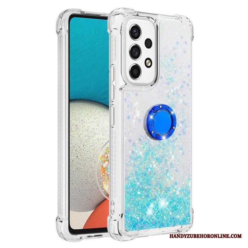 Case Samsung Galaxy A53 5G Paljetteja Rengastuella