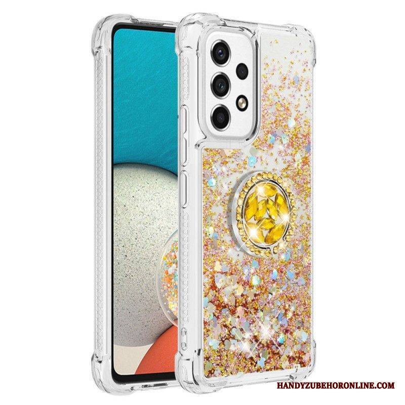 Case Samsung Galaxy A53 5G Paljetteja Rengastuella