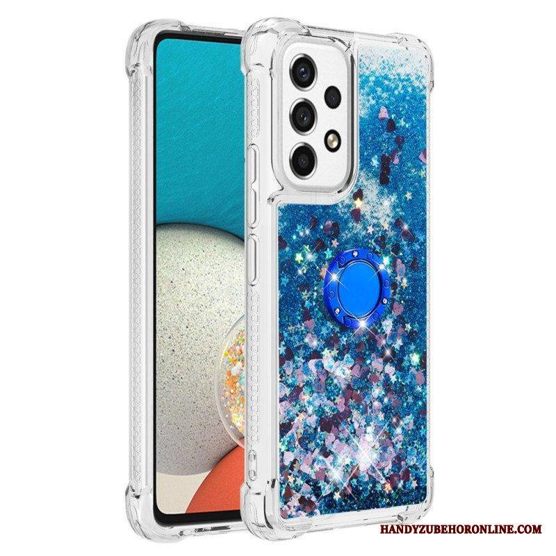 Case Samsung Galaxy A53 5G Paljetteja Rengastuella