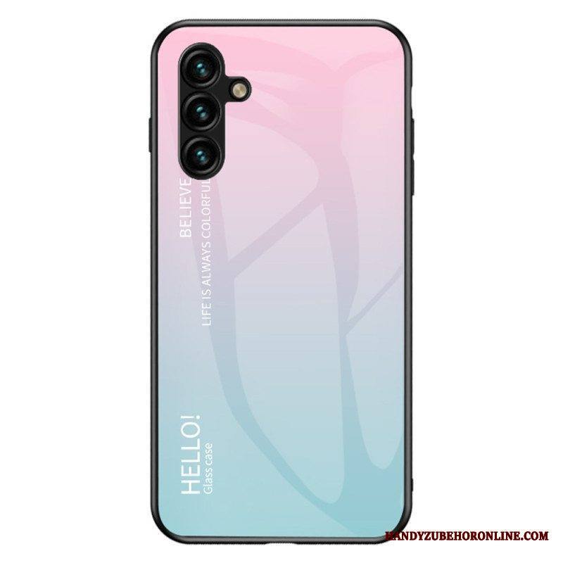 Case Samsung Galaxy A54 5G Karkaistu Lasi Hello