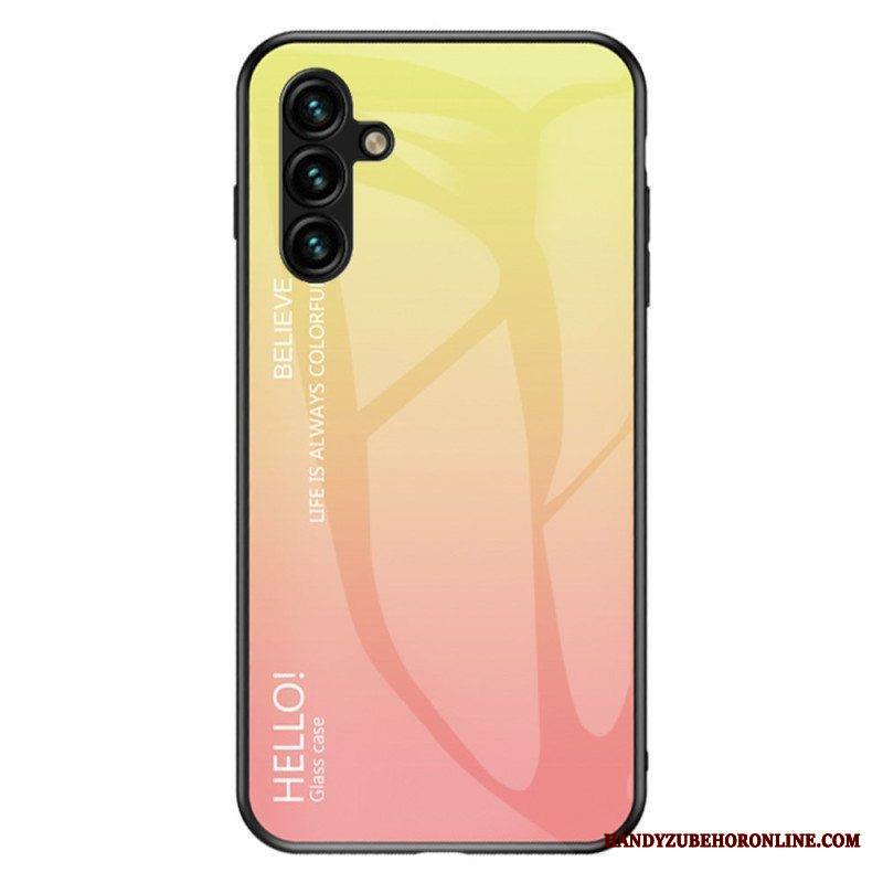 Case Samsung Galaxy A54 5G Karkaistu Lasi Hello