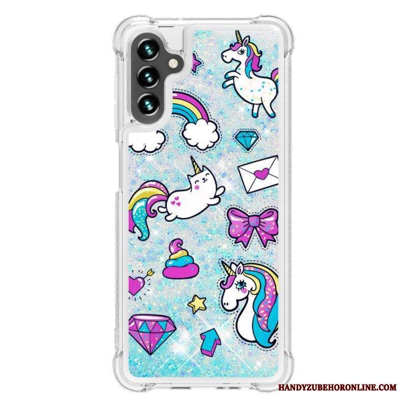 Case Samsung Galaxy A54 5G Kimaltelevat Yksisarviset