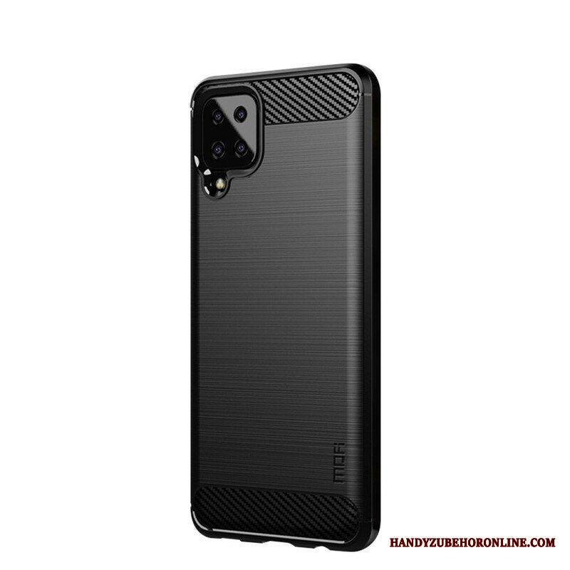 Case Samsung Galaxy M12 / A12 Mofi Harjattu Hiilikuitu