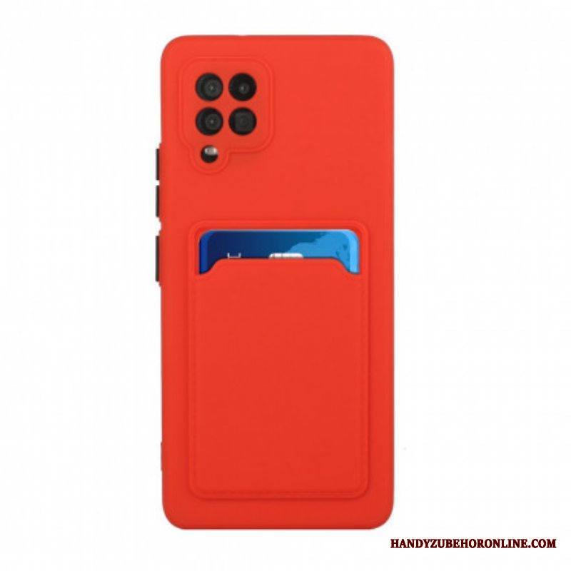 Case Samsung Galaxy M12 / A12 Silikoninen Korttikotelo