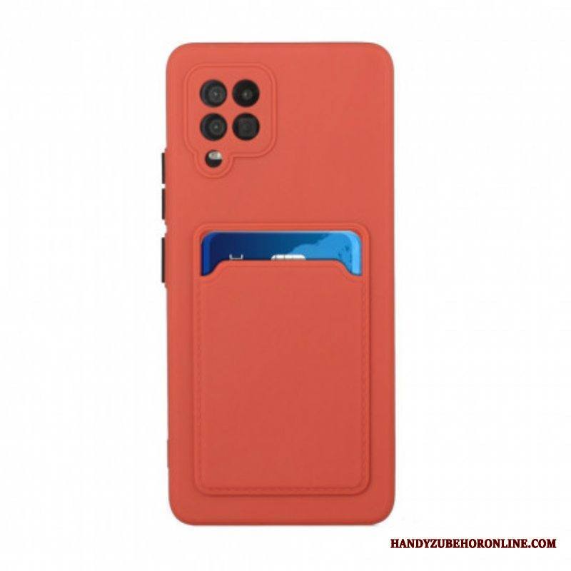 Case Samsung Galaxy M12 / A12 Silikoninen Korttikotelo