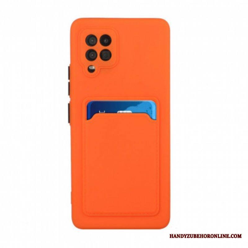 Case Samsung Galaxy M12 / A12 Silikoninen Korttikotelo