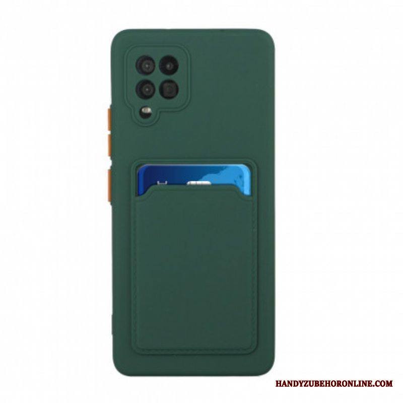 Case Samsung Galaxy M12 / A12 Silikoninen Korttikotelo