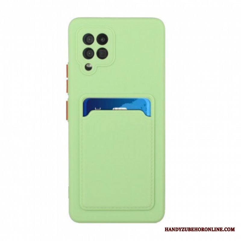 Case Samsung Galaxy M12 / A12 Silikoninen Korttikotelo