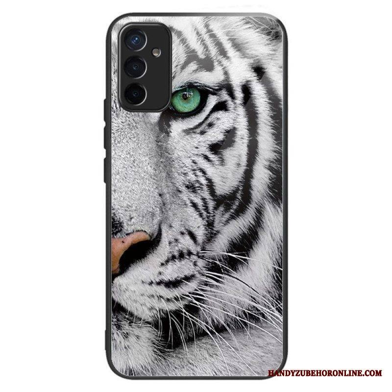 Case Samsung Galaxy M13 Tiger Karkaistu Lasi