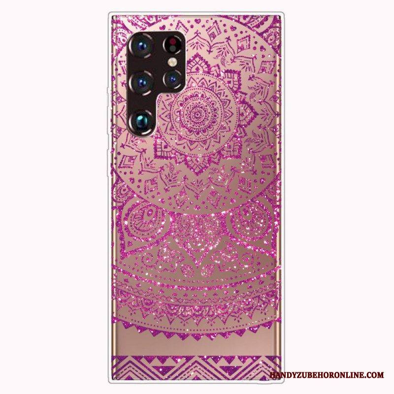 Case Samsung Galaxy S22 Ultra 5G Mandala Suunnittelu