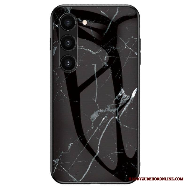 Case Samsung Galaxy S23 Plus 5G Marmori Karkaistu Lasi