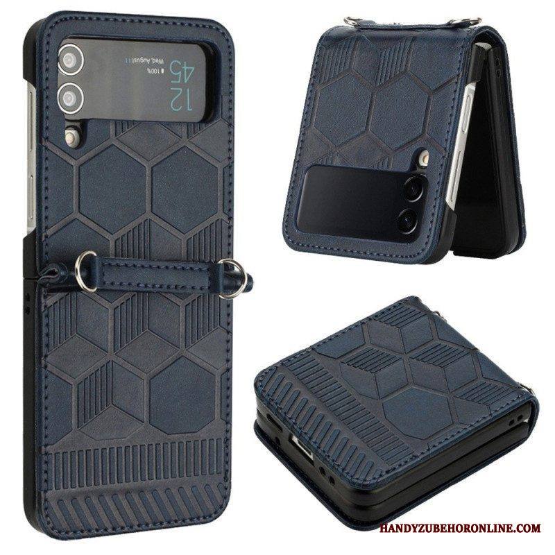 Case Samsung Galaxy Z Flip 4 Kotelot Flip Jalkapallopallon Suunnittelu