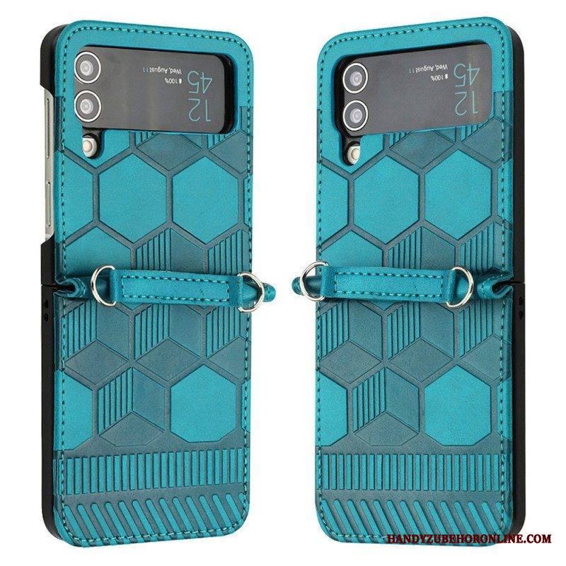 Case Samsung Galaxy Z Flip 4 Kotelot Flip Jalkapallopallon Suunnittelu