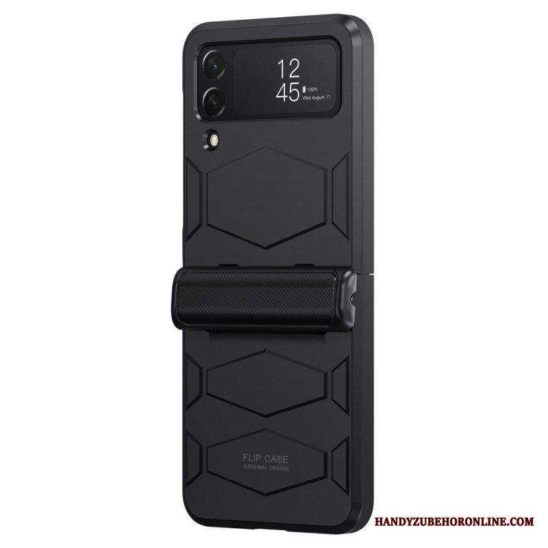 Case Samsung Galaxy Z Flip 4 Kotelot Flip Jäykkä Hunajakennomuotoilu