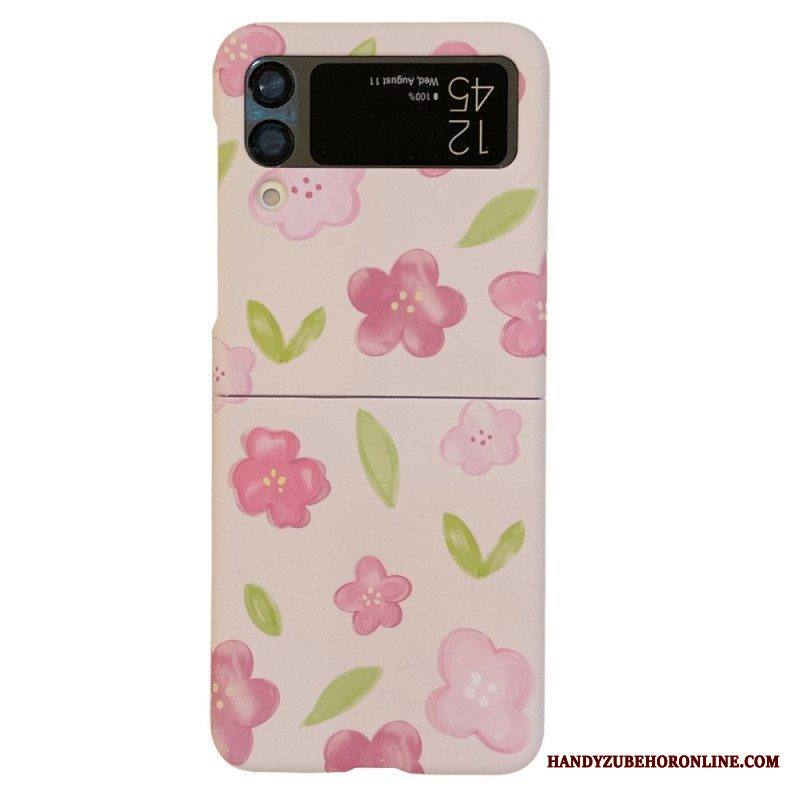 Case Samsung Galaxy Z Flip 4 Kotelot Flip Kauniita Kukkia