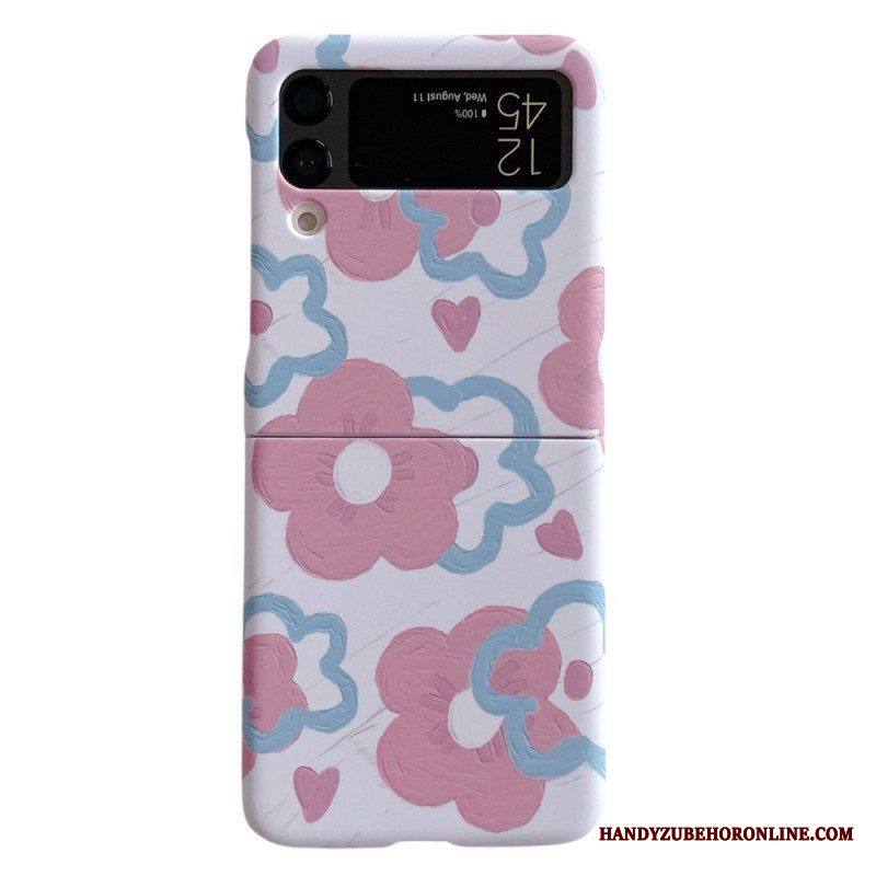 Case Samsung Galaxy Z Flip 4 Kotelot Flip Kauniita Kukkia