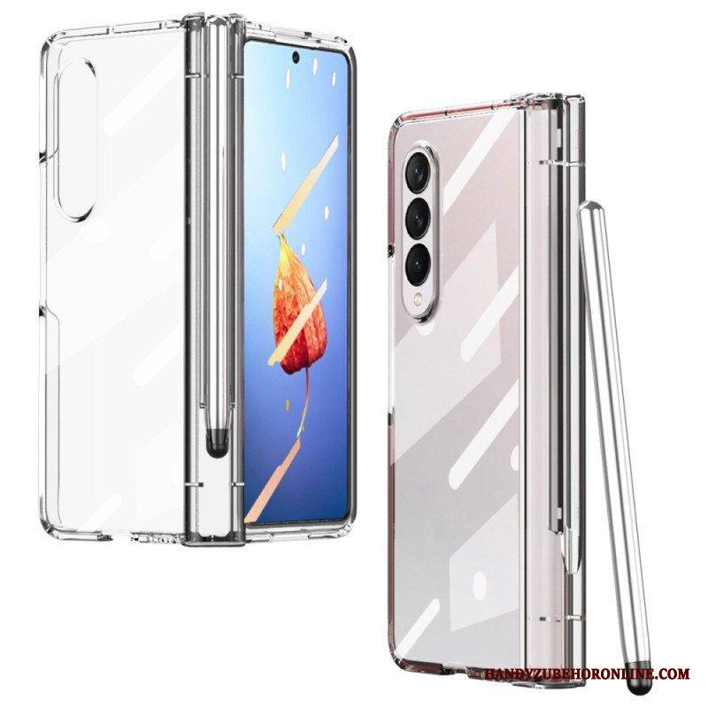 Case Samsung Galaxy Z Fold 4 Himmeä Kuori Kynällä