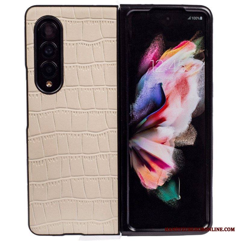 Case Samsung Galaxy Z Fold 4 Kohokuvioitu Krokotiili