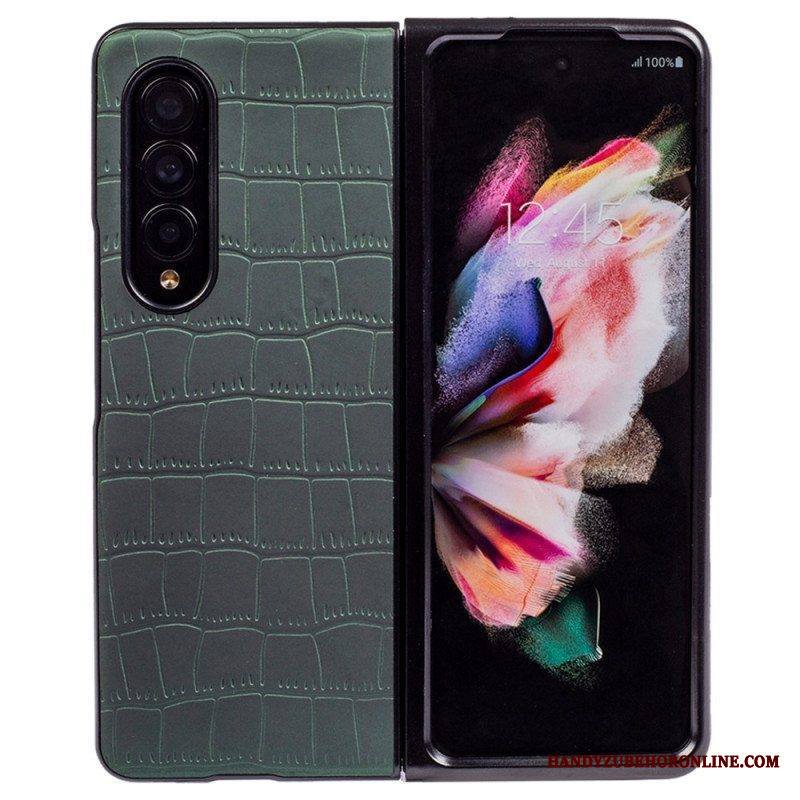 Case Samsung Galaxy Z Fold 4 Kohokuvioitu Krokotiili