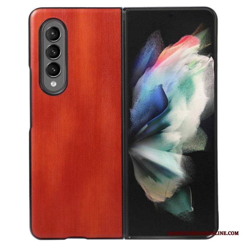 Case Samsung Galaxy Z Fold 4 Vanhentunut Tekonahka