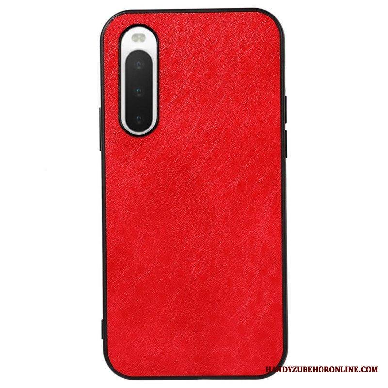 Case Sony Xperia 10 IV Nahkaefekti