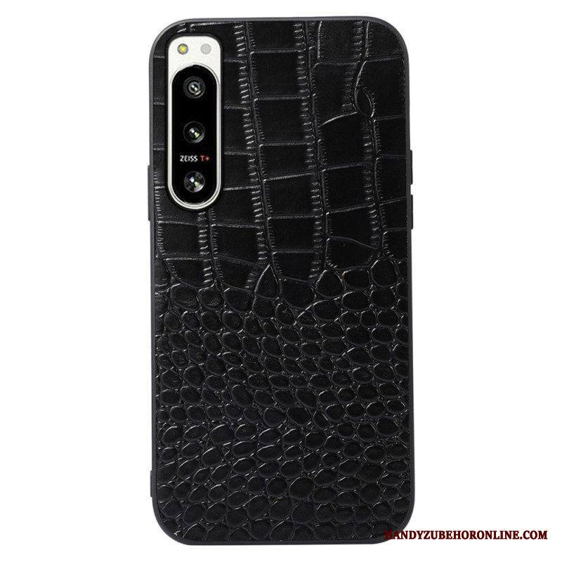 Case Sony Xperia 5 IV Aito Crocodile Texture -nahka