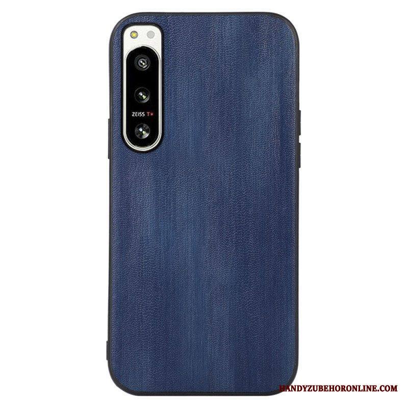 Case Sony Xperia 5 IV Teksturoitu Keinonahka