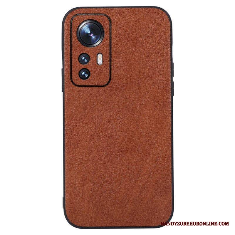 Case Xiaomi 12 / 12X Elegance Leather Effect