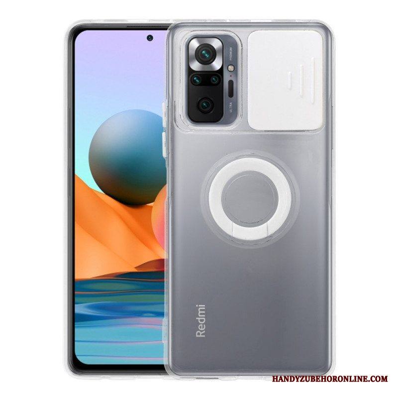 Case Xiaomi Redmi Note 10 Pro Kameran Kansi Jalustalla