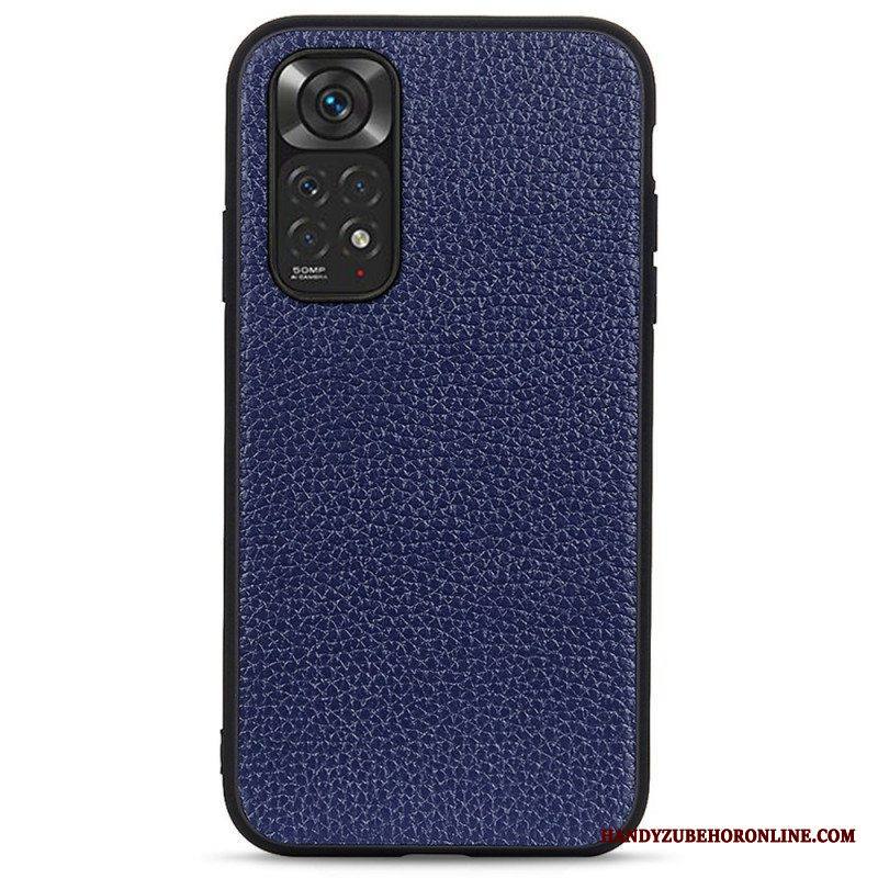 Case Xiaomi Redmi Note 11 / 11S Aitoa Litsi-nahkaa