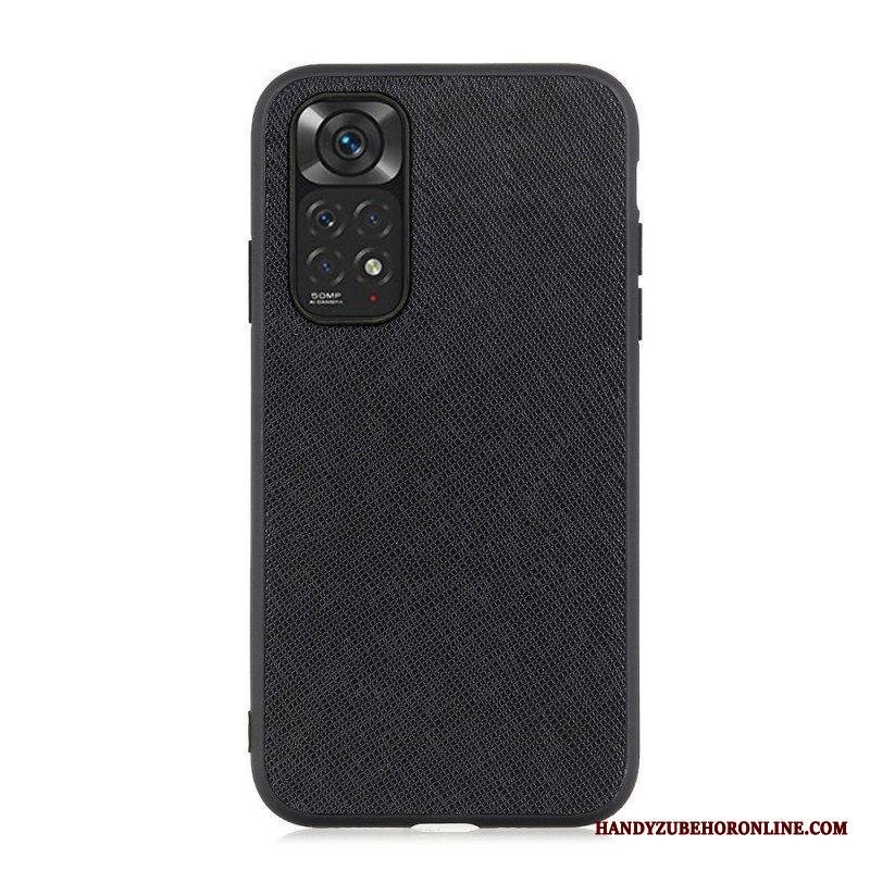 Case Xiaomi Redmi Note 11 / 11S Aitoa Teksturoitua Nahkaa