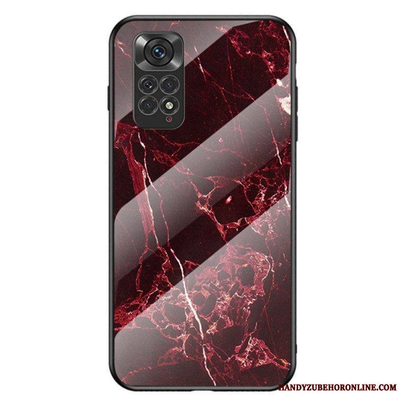 Case Xiaomi Redmi Note 11 / 11S Marmorivärit Karkaistu Lasi