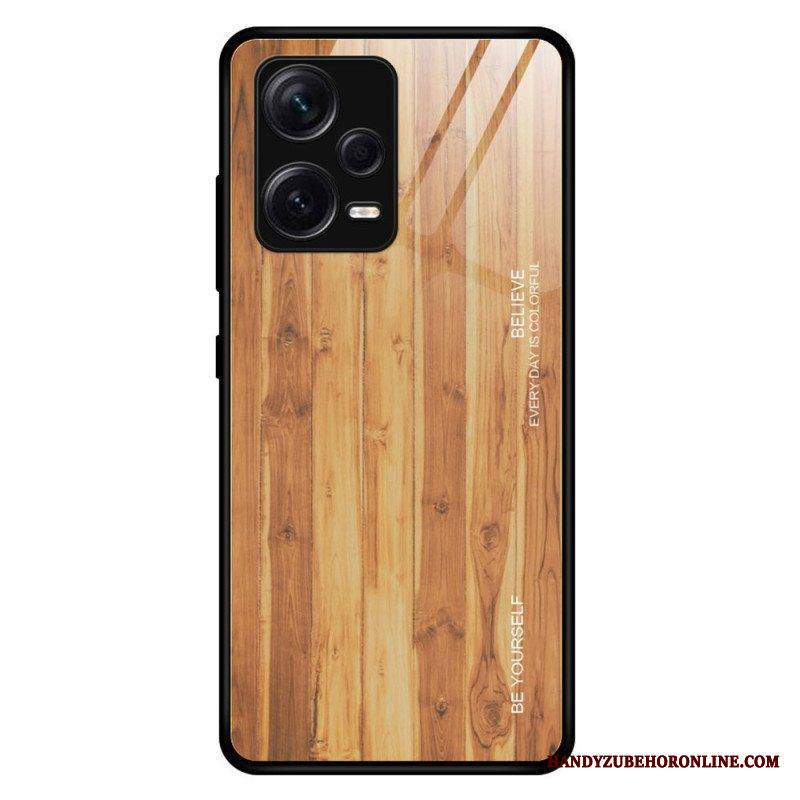 Case Xiaomi Redmi Note 12 Pro Plus Wood Design Karkaistu Lasi