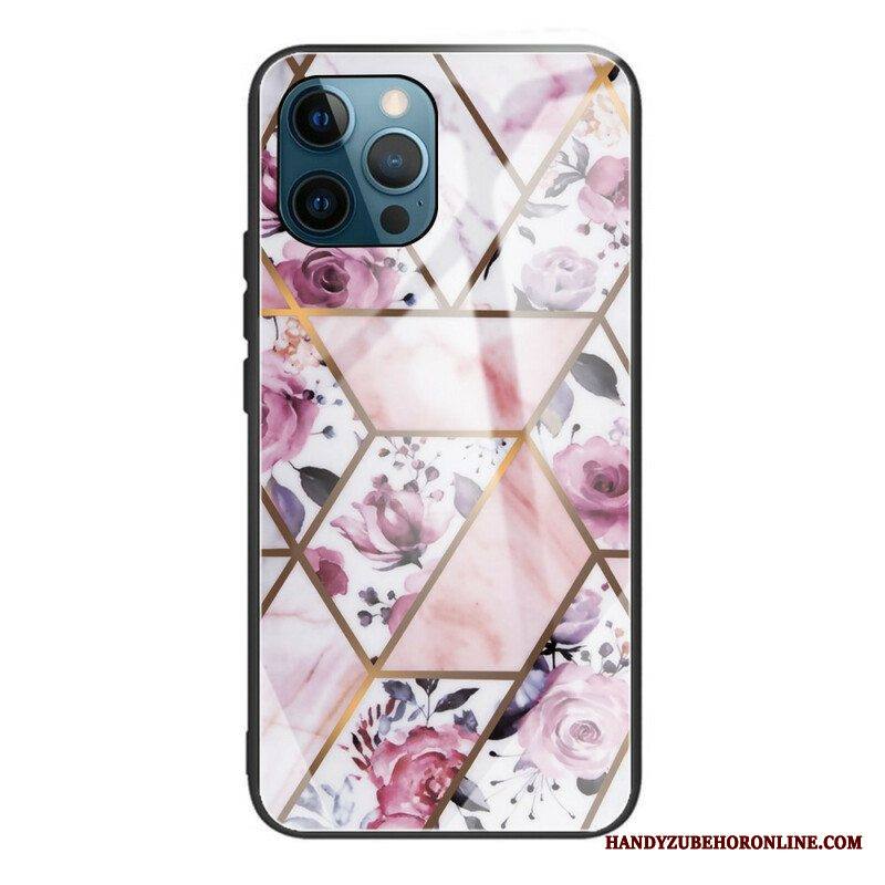 Case iPhone 13 Pro Geometria Marmori Karkaistu Lasi