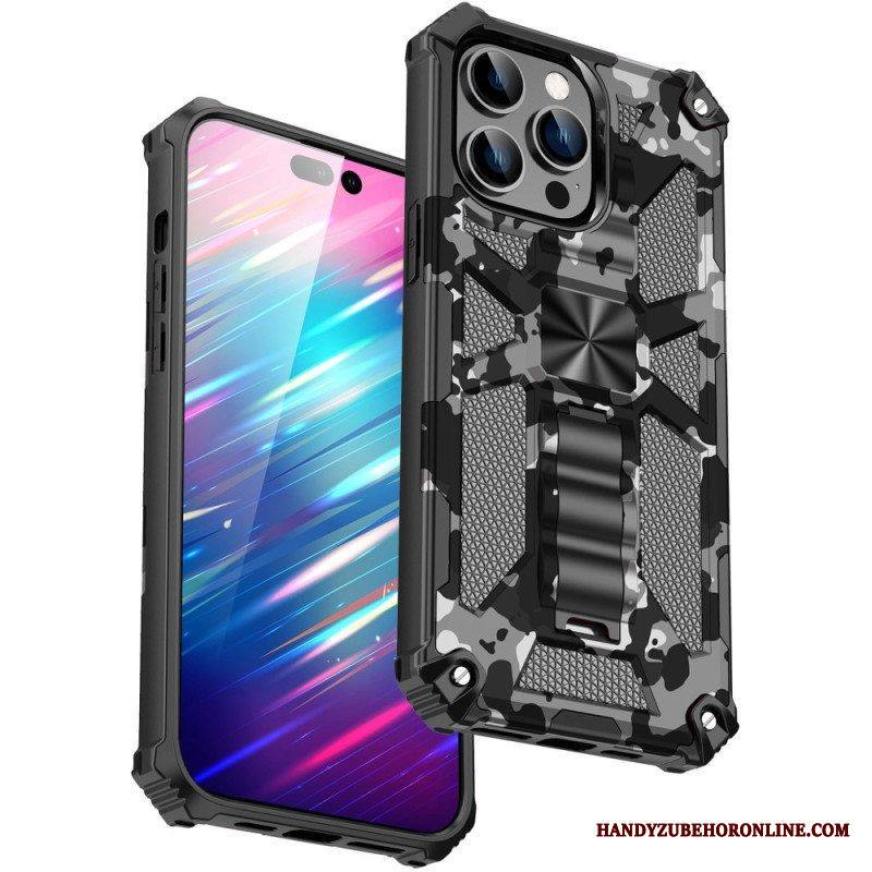 Case iPhone 14 Pro Max Naamiointi Irrotettava Tuki