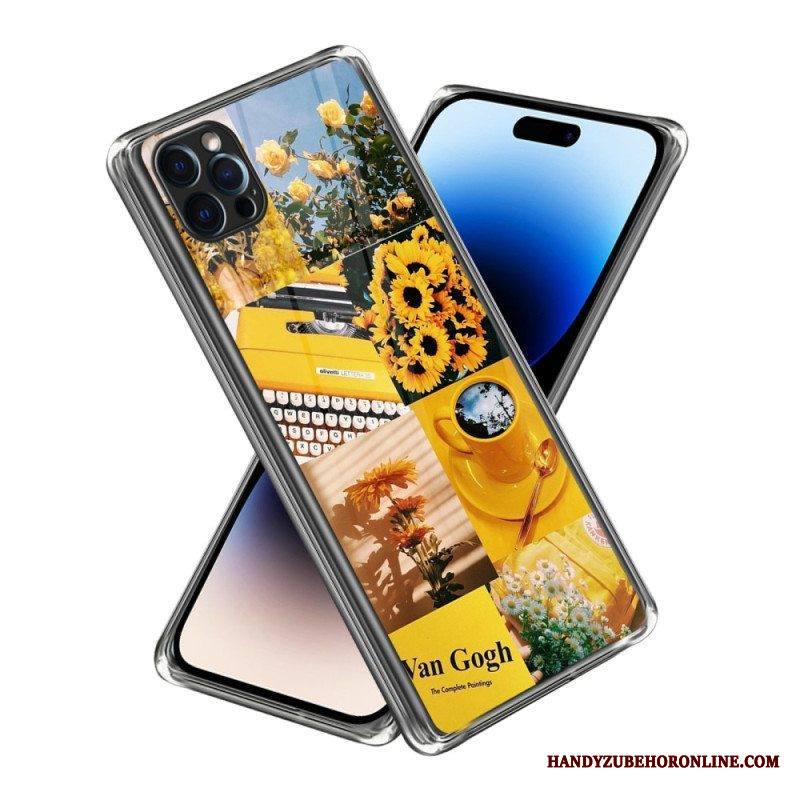 Case iPhone 14 Pro Max Voimakkaat Auringonkukat