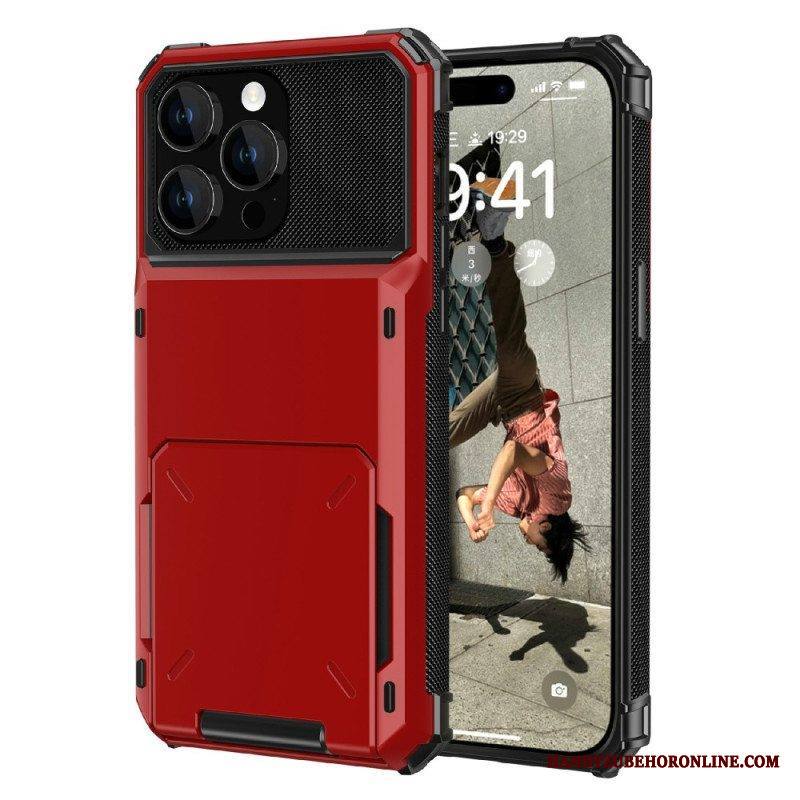 Case iPhone 15 Flip Style -korttipidike