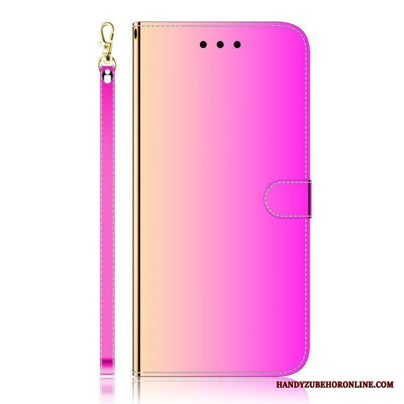 Flip Case Samsung Galaxy A53 5G Keinonahkainen Peilin Kansi