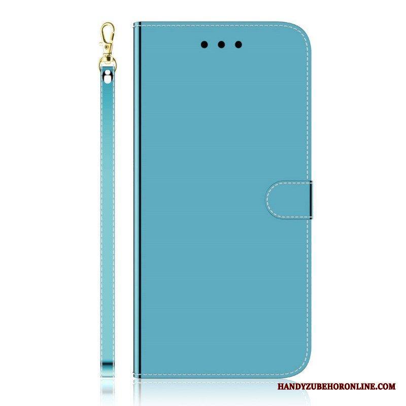 Flip Case Samsung Galaxy A53 5G Keinonahkainen Peilin Kansi